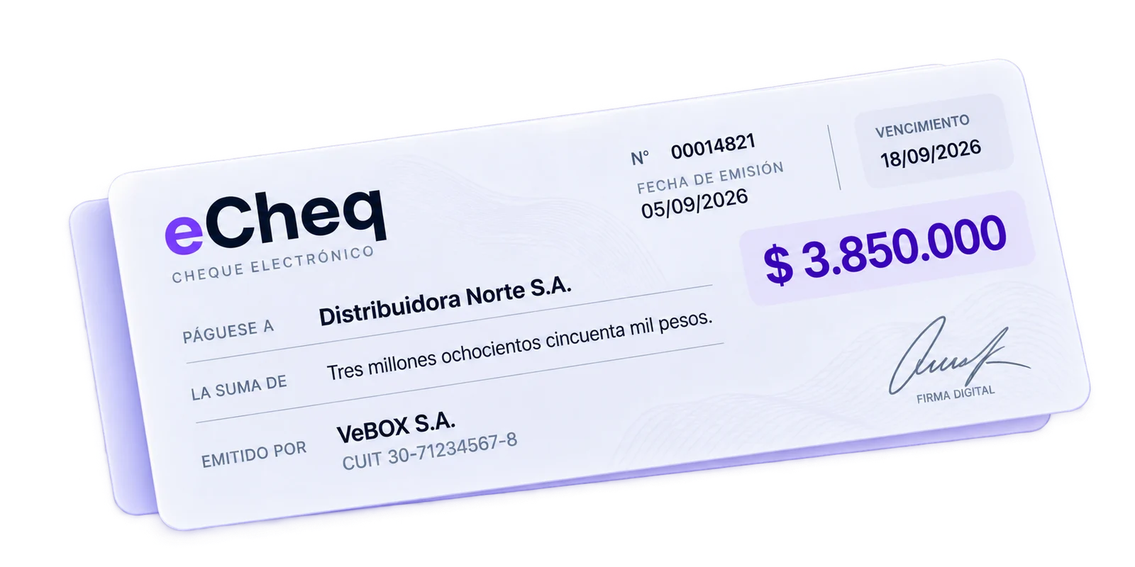Valores y cheques